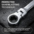 DISEN 6-Piece FLEXI HEAD Ratcheting E-Torx Wrench Set