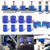 Fit for Peterbilt 379 378 377 Engine Hood Hinge Pivot Bolt Bushing Kit & Truck Hood Bumper Poly & Hoods Roller Bushings, 13-04154, 13-04164, 13-03593, 13-04391, 13-03510, 304005