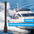 VHF Antenna Marine Radio Antenna 156-163MHz Waterproof Boat Stubby Antenna with 16.4ft RG-58U Coaxial Cable,L Mount Bracket,U Bolt,PL-259 Connector for Yacht Sailboat Eifagur