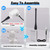 VHF Antenna Marine Radio Antenna 156-163MHz Waterproof Boat Stubby Antenna with 16.4ft RG-58U Coaxial Cable,L Mount Bracket,U Bolt,PL-259 Connector for Yacht Sailboat Eifagur
