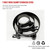BOTTEN 4 Pack 1.25" Stainless Steel T-Bolt Hose Clamps - Clamp Range 41-46mm for 1.25 Hose ID (Black) - Durable and Reliable Hose Clamps for Secure Connections"