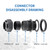 Cable Gland Waterproof,LISTENJIALE 50 pcs Adjustable 3-16mm Waterproof Cable Connectors PG7 PG9 PG11 PG13.5 PG16 PG19 Plastic Cable Gland Joints with Gaskets in PP Box(Black)