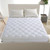 LEISURE TOWN Olympic Queen Mattress Pad Cover Mattress Topper Cotton Top Pillow Top with Snow Down Alternative Fill (8-21 Inch Fitted Deep Pocket) (66"X80") Super Queen