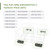 2-Pack WD28X27241 Dishwasher Rack Carrier and Roller Kit Compatible GE Dishwasher Lower Rack Wheels Assembly, Fits L and R Side. Exact Fit Replaces WD12X28078 WD12X10438 WD12X10439 WD12X10446