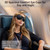 Moisture Chamber Glasses for Dry Eyes - Vowleike Soft Silicone Sleep Goggles, Reusable Comfortable & Lightweight Sleep Mask, CPAP Compatible, Elastic and Stretchable Strap (Black)