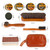 13Pcs Leather Boots Polish Wax Kit, Complete Shoe Shine Kit Leather Cream