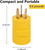 Nema 14-50 Adapter, NEMA 50Amp 10-50P to 14-50R Plug Adapter, 4 Prong to 3 Prong Adapter, for Dryer Adapter, for Welder Generator RV Electrical Vehicle Charging Adapter