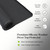 54" x 27.5" Washer Dryer Topper Mat with 2 Laundry Bags, Black