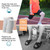 3 Pack Urine Bag Shorts for Men, Ostomy Drainage Bag Underwear, Incontinence Care Trousers, Catheter Bag Shorts, L