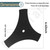 2 Pack 1/2" Center Hole 9 Inch 3-Point Edger Blade - Replace 71-85716 85716 A100503 - Compatible with Craftsman Gas Edgers & Edger-Trimmers 536772300 536772301 536772340