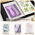 5-in-1 Sticker Organizer Binder Reusable Sticker Storage Book A5 Zipper Binder with 220 Pockets,10 Release Papers, Sticker Album Sticker Collecting Display Keeper
