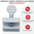 NU-SET Lock | Sliding Window Lock | Thumb Screw Window Lock for Window Security | Home Improvement & Door Hardware (White,6 Pack)