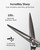 Hair Cutting Scissors, ULG Professional Hair Scissors 6.5 inch Right-Hand Razor Edge Barber Shears Salon Hair Cutting Shears Made of Japanese Stainless Steel, Hand Sharpened Black-Pink