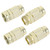 STYDDI Metal Heavy-Duty 5/8-inch Garden Hose Connector Repair Fittings, Premium Aluminum-Alloy Female and Male End-Hose Mender, 5/8" Water Hose End Coupler Replacement, 2 Set
