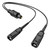 VANAUX 1x2 Digital Audio Splitter, Fiber Optic Digital Audio Cable, Toslink S/PDIF 1 Male Input 2 Female Output Support LPCM2.0, Dolby Digital, DTS 5.1 (1ft/0.3m)