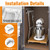 Zipcase Kitchen Appliance Lift, Mixer Lift for Cabinet with Soft-Close