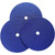 JLD 7" Sanding Disc, 60 Grit Blue Zirconia Sticky, for JLD10-8 Lawn Mower Blade Sharpener and Grinder-25 Pack