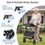 Walkers for Seniors with seat, Rollator Walker with Seat, Silver
