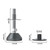 Heavy Duty Furniture Levelers - Dual Thread Design with Nut Kit - Adjustable Feet for Tables, Cabinets, Chairs, Workbench, Sofa - Supports 1420LBs - 4 Packs