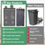 Dual Recycling Bin Kitchen Indoor, 33Gal 125L Lid Removable Inner Bag