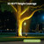 Sublume Ring Solar Tree Lights Outdoor, Landscape Uplights, Warm White