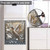 Silver Glass Hummingbird Kitchen Decor Magnetic Dishwasher Cover Sticker, 3D Flower Bird Dishwasher Magnet Full Door Cover, 23"x 26" Hummingbird Home Fridge Magnet Panel Decal