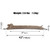 Marwood Under Door Draft Stopper Decorative Wind Stopper 42 inch for Door & Window, Weighted Animal Air Draft Stopper Snake Noise Blocker for Bottom of Door with Hanging Loops - Brown Dog