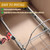 Pull Out Trash Can Under Cabinet, Adjustable Slide Out Trash Can Kit with Full Extension Slides, Under Sink Cabinet Organizer (Bin Not Included), Fits Min. 12" Cabinet Opening