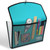 H4D 13-Pocket Accordion File Organizer, Expanding File Folder, Teal