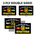 3ply Vietnam Veteran Flag All Gave Some Gave All Flags 3x5 Ft Double Layers Heavy Duty Durable Large Flag Banner Outdoor Indoor Decorations with 2 Brass Grommets