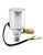 QWORK Air Horn Solenoid Valve, 1/4" NPT 12V Electric Air Valve (Solenoid) for 1/4" OD Hose, Chrome Plated, 2 Pack
