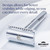 King C. Gillette Double-Edge Safety Razor blades for better control, 100 count, with anti-friction coating