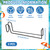 Hicarer 3 Pack Pool Float Storage Holder 16 Inch Wall Mount Pool Float Organizer Heavy Duty Hanger Rack No Drill Fence Hooks for Swimming Rings Towels Tools Outdoor Backyard Storage