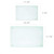 Murrey Home Glass Cutting Board Set for Kitchen Counter, Tempered Glass Chopping Boards Dishwasher Safe, Small Frosted Countertop Tray, Set of 4