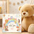 Baby's First Year Calendar, Memory Book with Milestone Stickers and Storage Pocket, Baby Keepsake Tracker - 1st Year Tracker (animal)