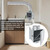 Dryer Duct Lint Trap, Indoor Dryer Vent Kit, Secondary Lint Trap (Metal)