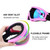 LJDJ Motorcycle Goggles - Glasses Set of 2 - Dirt Bike ATV Motocross Anti-UV Adjustable Riding Offroad Protective Combat Tactical Military Goggles for Men Women Kids Youth Adult