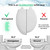Centoco 2 inch Raised Toilet Seat for Seniors, Elongated, USA, White