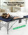 HOMCA Massage Table Arm Extender Pads, Widen by 7.8", PU Leather