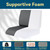 HOMBYS Extra Thick Recliner Chair Cushion with Lumbar Support Pillow for Elderly, 4.5" High Density Foam Seat Cushion, Breathable Fabric, 20"x20" Extra Large & Non-slip for Recliner, Office, Dark Grey