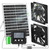 25W Solar Fan for Chicken Coop with Battery, 3 Modes Controller