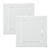 Vent Systems 4'' x 4'' Inch White - Pack of 2 - Metal Access Panel - Easy Access Doors - Access Panel for Drywall, Wall, Electrical and Plumbing Service Door