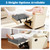 Wedge Adjustable Recliner Leg Rest Cushion 6inch Thick Recliner Foot Rest Cushion with High Elastic Foam and Straps Multipurpose Leg Elevating Pillow for Chair Sofa Bed Couch