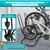 Floor Bike Stand for 5 Bikes, Safeguard Disc Brakes & Derailleurs, Garage