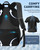 kadilong School Backpacks for Teen Boys Laptop Backpack Men,Bookbag College Computer Bag with USB Charging Port for Work Business Middle High School Student,Black