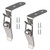 Stainless Steel 90 Degree Toggle Latch – Heavy Duty Tool Box Latch, Hood Locks, Cabinet & Trunk Hardware, 2PCS (2.28" x 2.75" x 0.96")