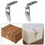 Stainless Steel 90 Degree Toggle Latch – Heavy Duty Tool Box Latch, Hood Locks, Cabinet & Trunk Hardware, 2PCS (2.28" x 2.75" x 0.96")