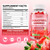 Cholesterol Supplements Gummies with Plant Sterols & Stanols, Guggul, Bergamot Orange, Red Yeast Rice, Sugar Free, Strawberry Flavor, 60 Count