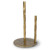 Paper Towel Holder, Hand-Forged Vintage Gold Paper Towel Stand Holder, Kitchen Heavy Duty Solid Metal Countertop Roll Paper Organizer