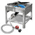 Stainless Steel Single Propane Burner – Outdoor Gas Cooker with 20 PSI Regulator, 200,000 BTU High-Power Portable Propane Stove for Outdoor Cooking, Turkey Frying, Seafood Boiling & More